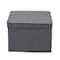 Household Essentials Canvas Storage Boxes with Lids, 2ct.